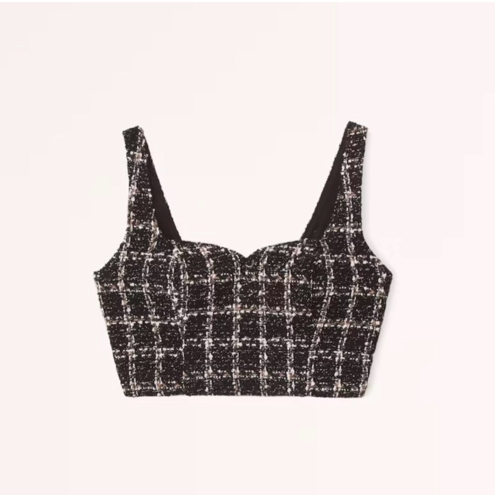 A&F Tweed Set Top (XXS) NWOT